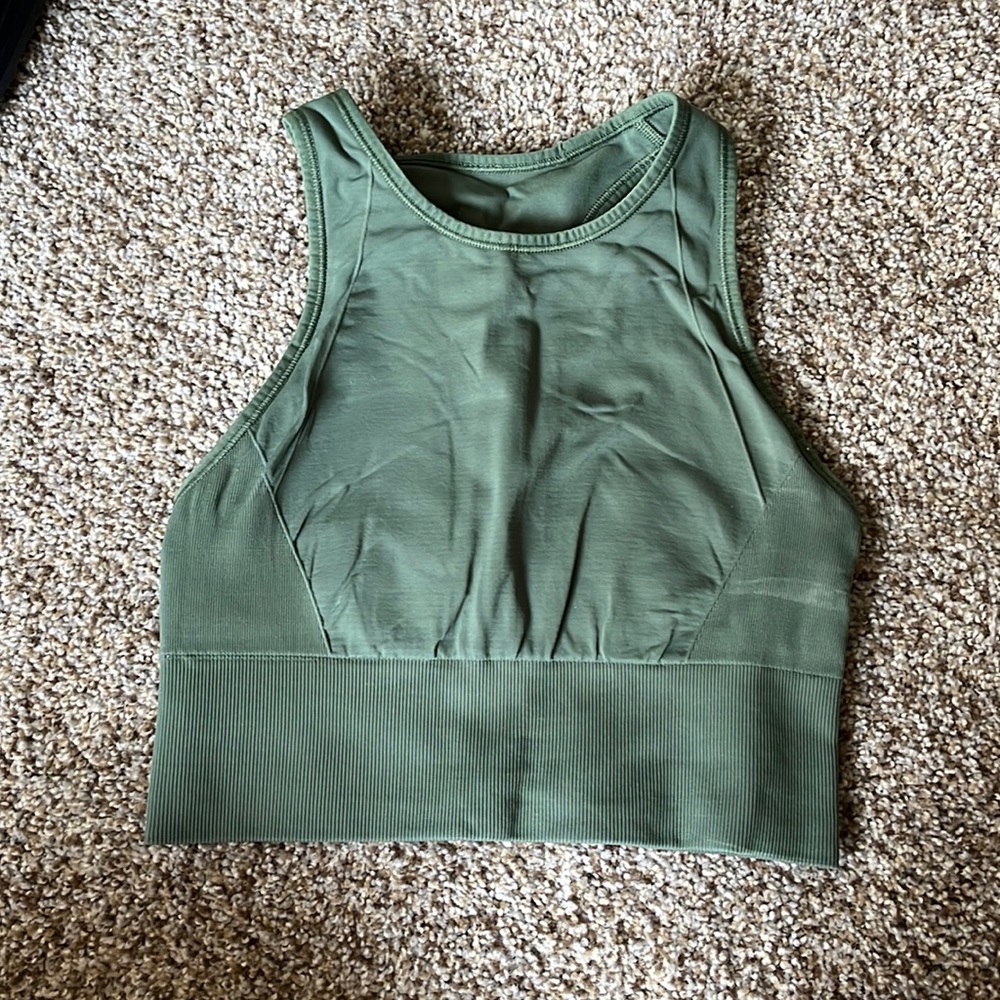 Lulu Green Sports Bra / Tank
